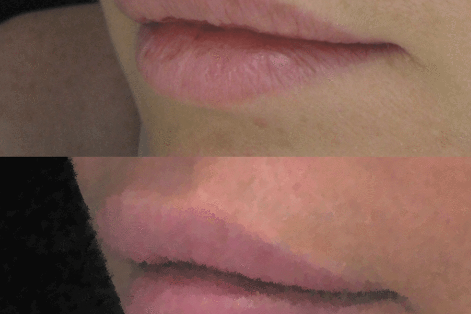 Lip filler rejuvenation results, San Mateo (individual results vary)